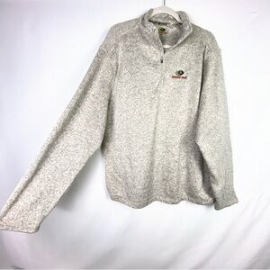 Mossy Oak XL Men's Heathered Zip-Up Sweater